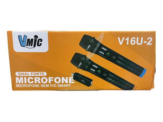 &+  MICROFONO PC MANO DOBLE WIRELESS COMPACTO V160U-2